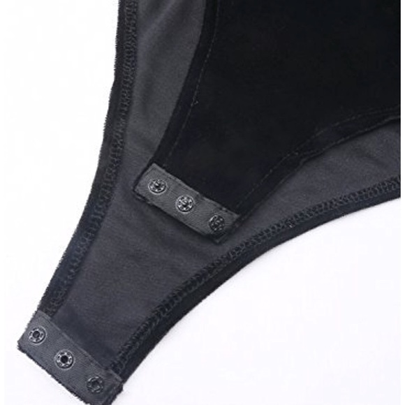 💋Kemba Black Velvet Bandeau Lace back bodysuit💋 - Picture 4 of 4